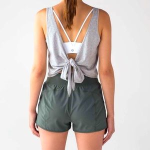 Lululemon Its A Tie Tank Heathered Core Light Grey
